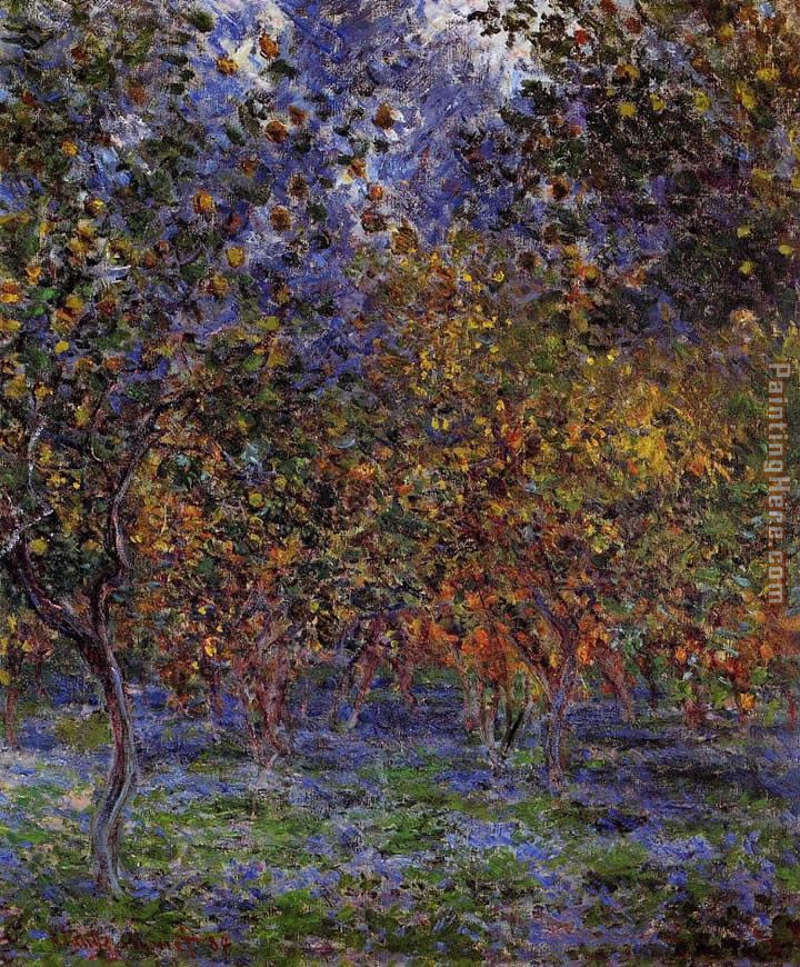 Under the Lemon Trees painting - Claude Monet Under the Lemon Trees art painting